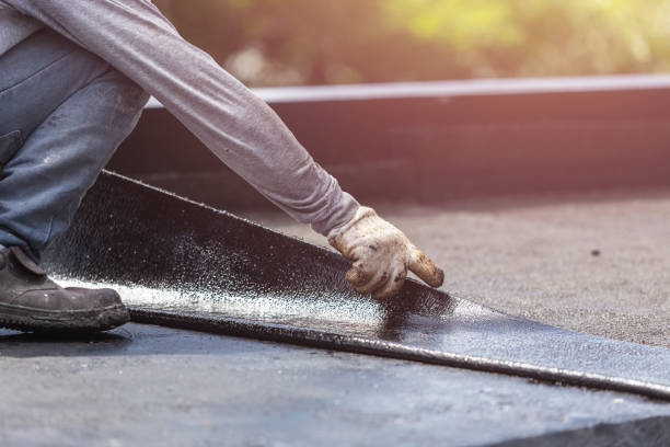Professional Waterproofing technician working in Manilla, IN